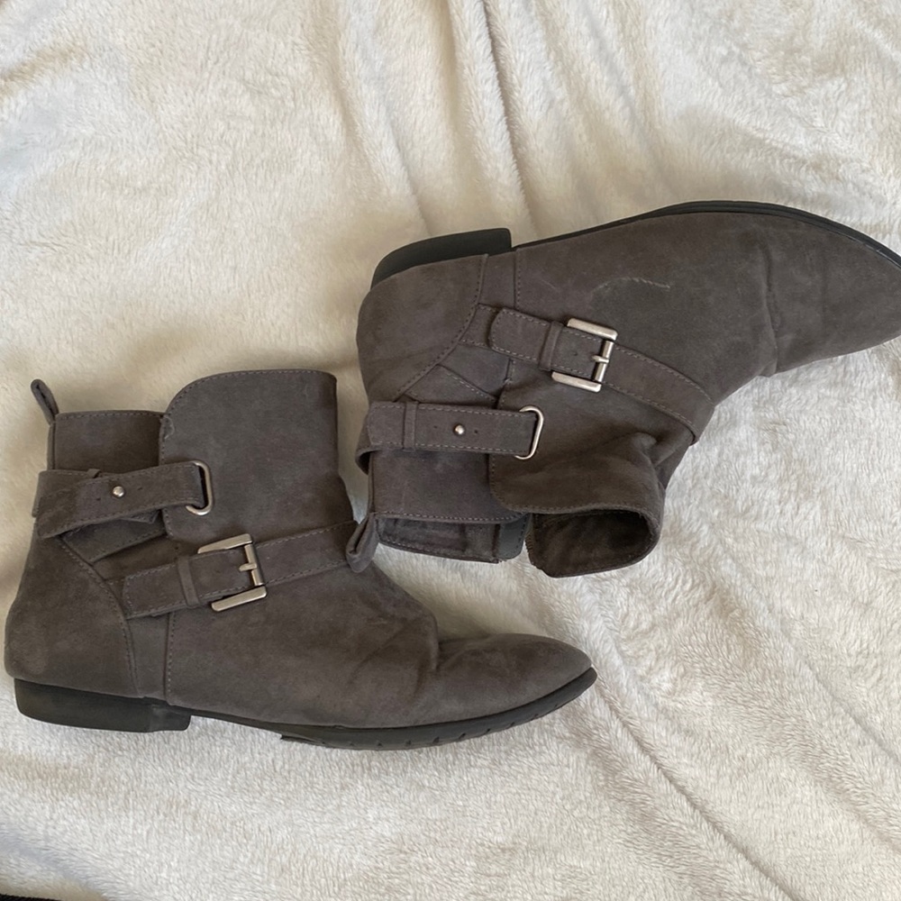 Grey Boots